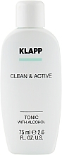 Духи, Парфюмерия, косметика УЦЕНКА Тоник для лица - Klapp Clean & Active Tonic with Alcohol *