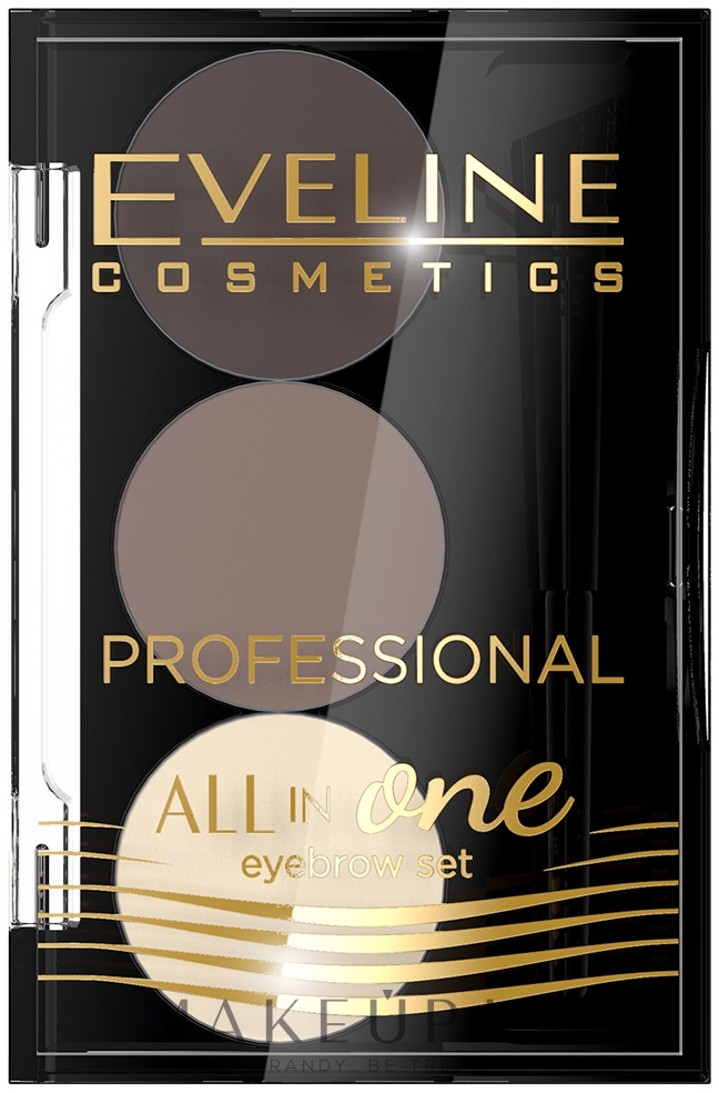 Професиональный набор для стилизации бровей - Eveline Cosmetics All In One Professional Eyebrow Set  — фото 01