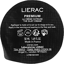 Парфумерія, косметика Антивіковий крем для обличчя - Lierac Premium The Silky Cream (змінний блок)