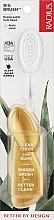 Зубная щетка для правши со сменной головкой «Мягкая», золотая - Radius Big Brush Right Hand With Replaceable Head — фото N1