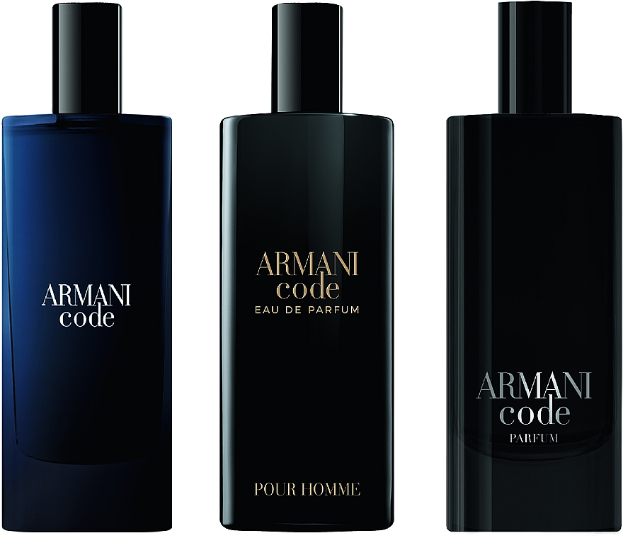 Giorgio Armani Armani Code - Набор (edt/15ml + edp/15ml + parf/15ml) — фото N2