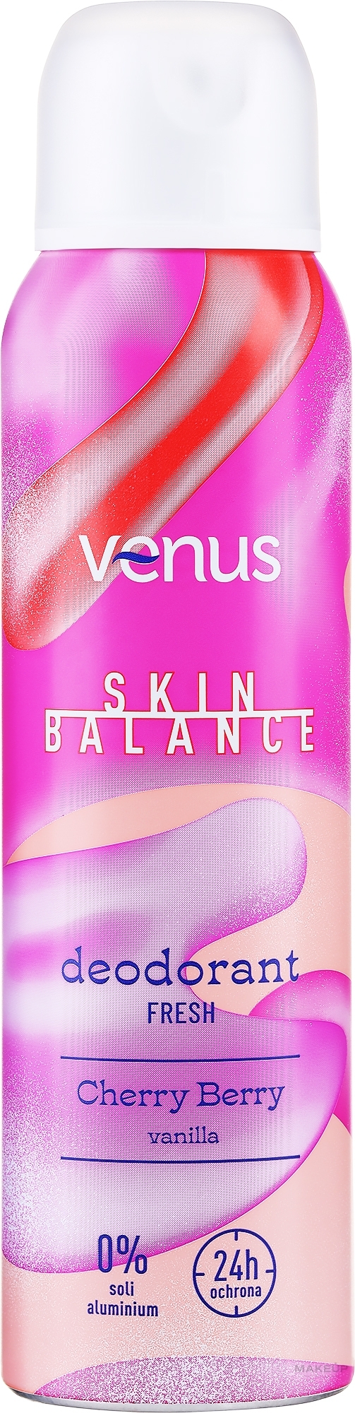 Дезодорант-спрей для тіла "Червоні фрукти і ваніль" - Venus Skin Balance Red Fruit & Vanilla Energy Deodorant — фото 150ml