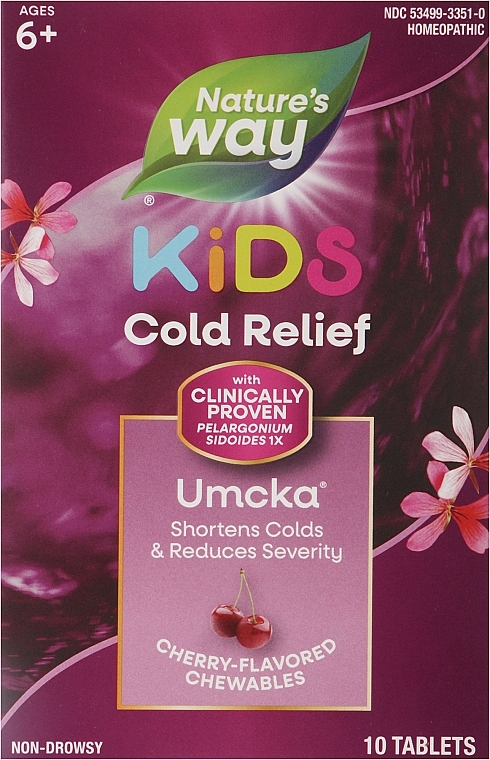 Комплекс проти застуди для дітей віком від 6 років - Nature's Way Umcka ColdCare Kids — фото N1