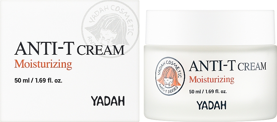 Зволожувальний крем для жирної і проблемної шкіри - Yadah Anti-T Moisturizing Cream — фото N2