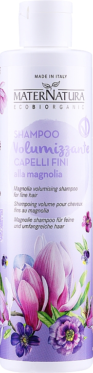 Шампунь для об'єму - MaterNatura Magnolia Volumising Shampoo — фото N1