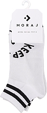 Жіночі шкарпетки «Keep smile», білі - Moraj — фото N1