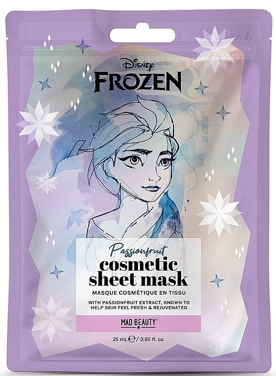 Маска для лица "Эльза" - Mad Beauty Disney Frozen Cosmetic Sheet Mask Elsa — фото N1