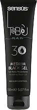 Парфумерія, косметика Моделювальний чорний гель для волосся - Sensus Tabu Medium Black Gel