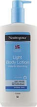 Парфумерія, косметика Лосьйон для тіла "Глибоке зволоження" для нормальної шкіри - Neutrogena Norwegian Formula Light Body Lotion