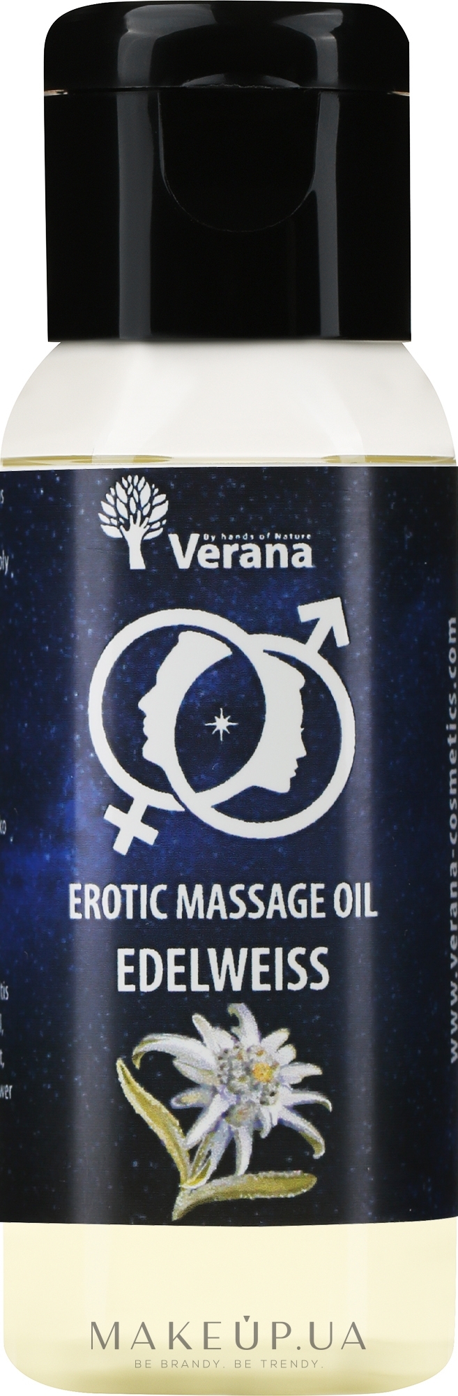 Масло для эротического массажа "Эдельвейс" - Verana Erotic Massage Oil Edelweiss — фото 30ml