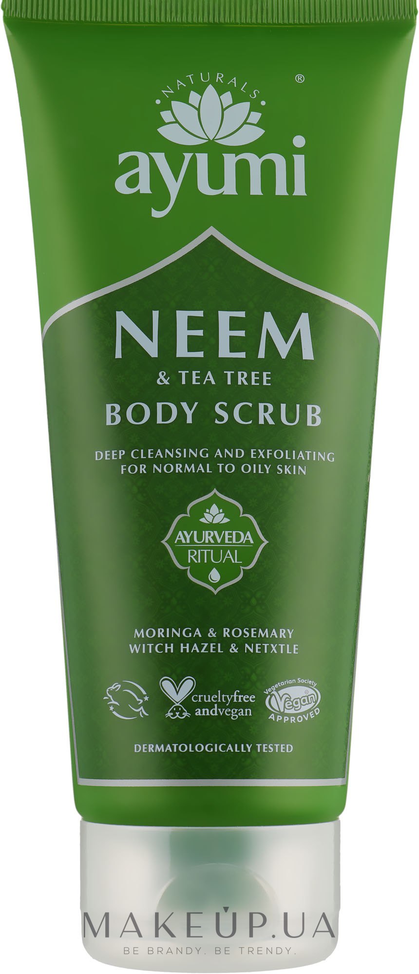 замінити - Ayumi Neem & Tea Tree Body Scrub — фото 200ml