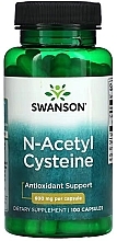 Диетическая добавка "N-ацетилцистеин" - Swanson N-Acetyl Cysteine 600 mg — фото N1