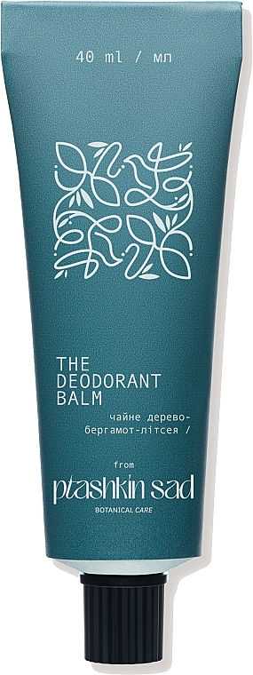 Бальзам-дезодорант "Чайне дерево-бергамот-літсея" - Ptashkin Sad The Deodorant Balm — фото N1