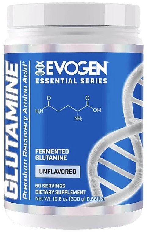 Харчова добавка "L-глютамін" у вигляді порошку - Evogen Essential Series Glutamine Unflavored — фото N1