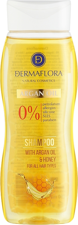 Шампунь для волос - Dermaflora Argan oil Natural Shampoo — фото N1