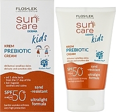 Детский солнцезащитный крем - Floslek Sun Care Derma Kids Prebiotic Cream SPF 50 — фото N2