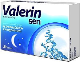 Диетическая добавка для улучшения качества сна - Aflofarm Valerin Sen — фото N1