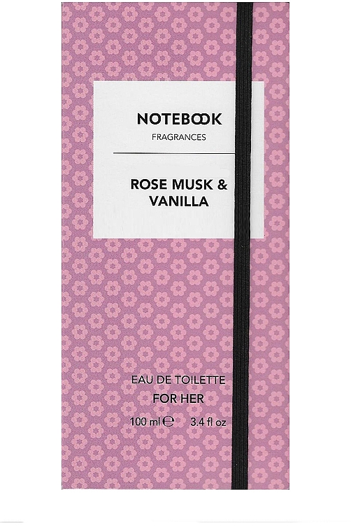 Notebook Fragrances Rose Musk & Vanilla - Туалетна вода — фото N2