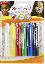 Духи, Парфюмерия, косметика Набор разноцветных карандашей для грима, 6 шт - GrimTout Basiques