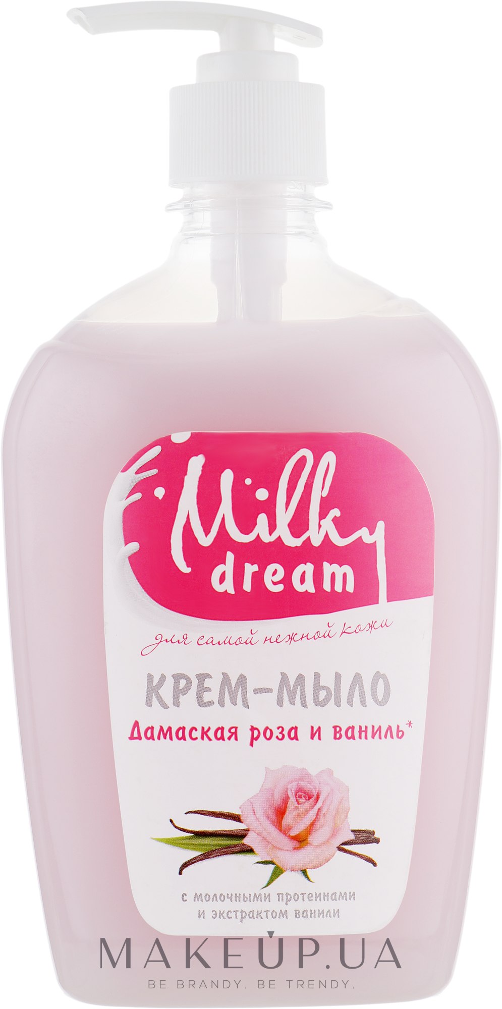 Рідке мило "Дамаська троянда і ваніль" (флакон) - Milky Dream — фото 500ml