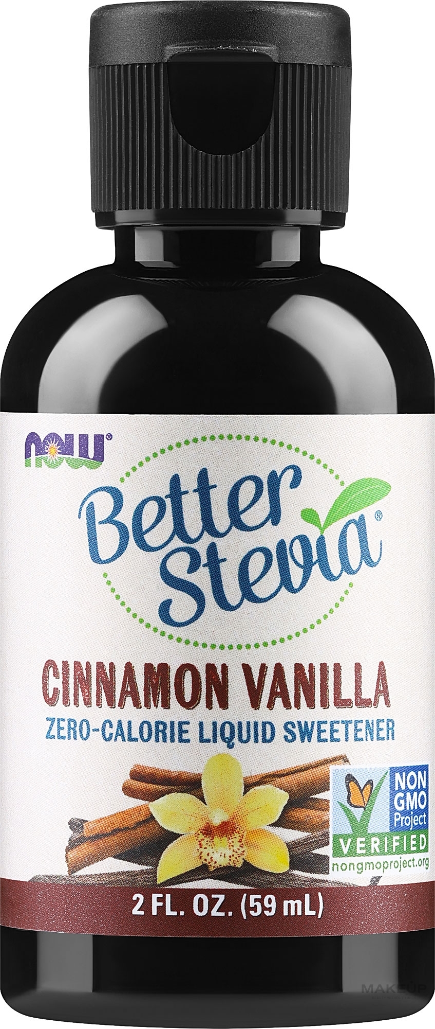 Питьевая стевия "Корица и ваниль" - Now Real Food Better Stevia Cinnamon Vanilla — фото 59g