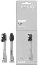 Насадки з іонами срібла для звукової зубної щітки, 2 шт. - SEYSSO Silver Range Ag+ Replacment Brush Heads — фото N1