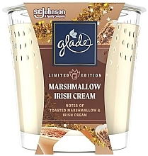 Духи, Парфюмерия, косметика Ароматическая свеча - Glade Candle Small Scented Candle Marshmallow Irish Cream