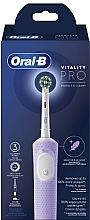 Электрическая зубная щетка, фиолетовая - Oral-B Vitality Pro x Clean Violet — фото N2