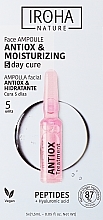 Парфумерія, косметика Антиоксидантні зволожувальні ампули  - Iroha Nature Active Shot Peptides Antiox Treatment
