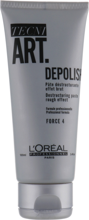 Крем-паста для укладки волос сильной фиксации - L’Oréal Professionnel Tecni.art Depolish Force 4 — фото N1