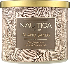 Ароматическая свеча "Островные пески" - Nautica Island Sands Fine Fragranced Candle — фото N1