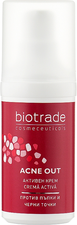 Активный крем для кожи, склонной к акне и угревым высыпаниям - Biotrade Acne Out Active Cream — фото N2