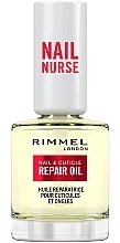 Парфумерія, косметика Відновлювальна олія для нігтів та кутикули - Rimmel Nail Nurse Nail & Cuticle Repair Oil