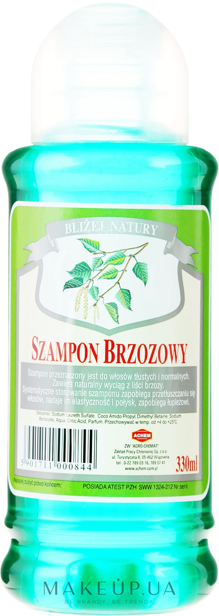 Шампунь для волос "Березовый" - Achem Popular Birch Shampoo — фото 330ml