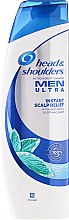 Парфумерія, косметика Шампунь для чоловіків проти лупи "М'ята" - Head & Shoulders Men Ultra Instant Scalp Relief Shampoo