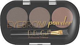 Духи, Парфюмерия, косметика Тени для бровей - DoDo Girl Eyebrow Powder