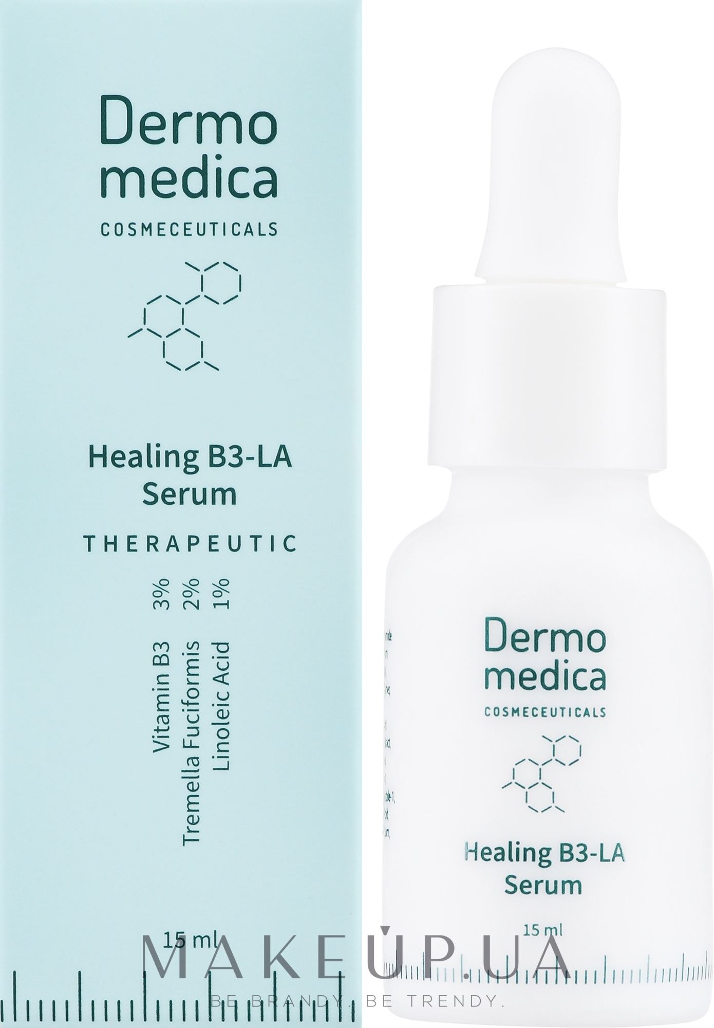 Сыворотка с витамином В3 и линолевой кислотой - Dermomedica Therapeutic Healing B3-LA Serum — фото 15ml