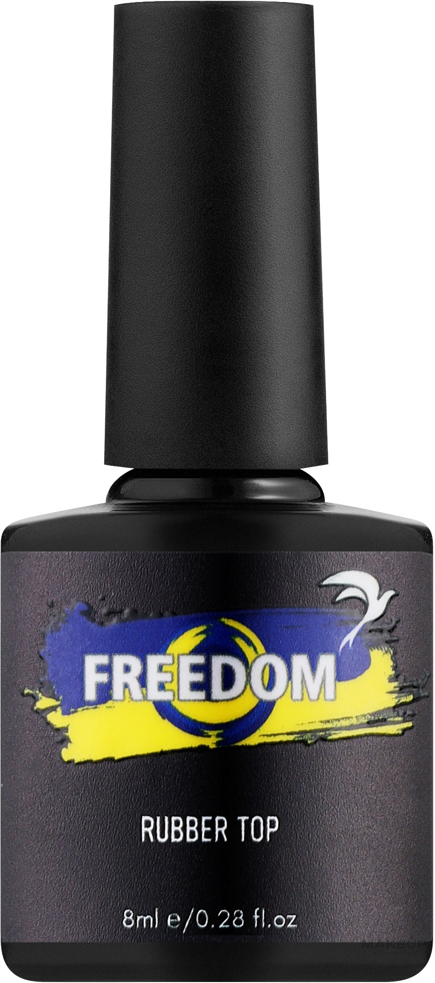 Каучуковый топ с липким слоем для ногтей - Freedom Color Rubber Top — фото 8ml