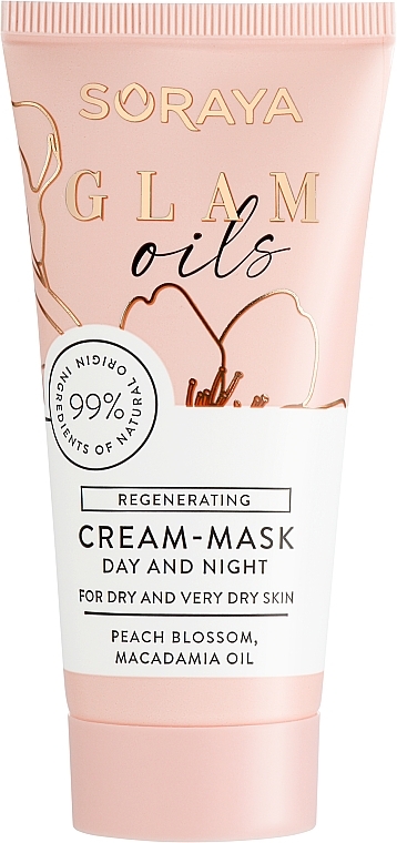 Восстанавливающая крем-маска для лица - Soraya Glam Oils Regenerating Cream-Mask — фото N1