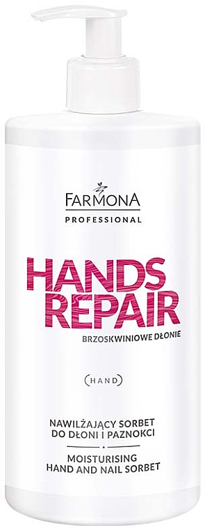 Увлажняющий сорбет для рук - Farmona Hands Repair Moisturising Hand and Nail Sorbet — фото N1