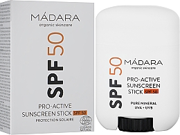 Солнцезащитный крем-стик - Madara Cosmetics Pro-Active Suncreen Stick SPF 50 — фото N2