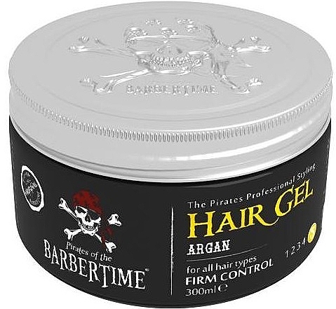 Гель для волосся з аргановою олією - Barbertime Hair Gel Argan Firm Control — фото N1