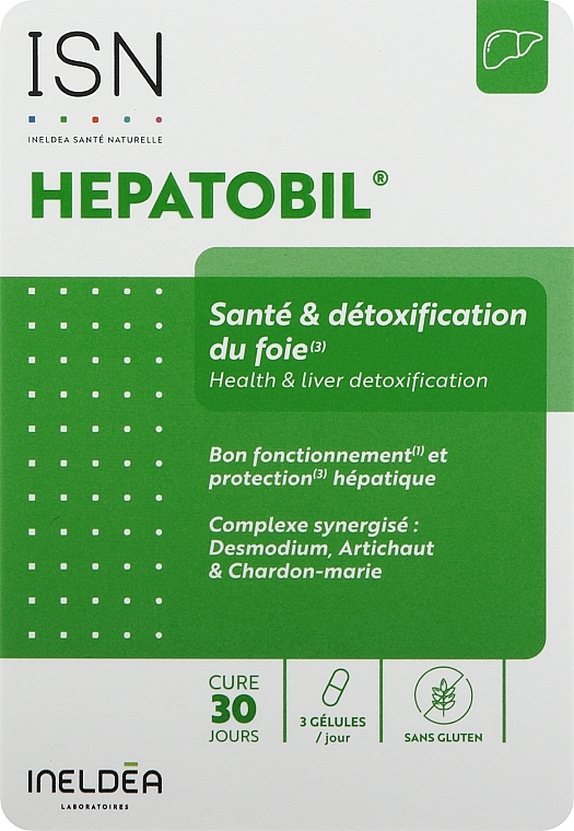 Гепадобил, детоксикация печени - Sante Naturelle Hepatobil® Liver Detoxification Capsules — фото N1