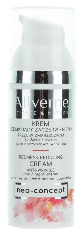 Крем для уменьшения красноты на лице - Allvernum Science And Nature Redness-Reducing Cream