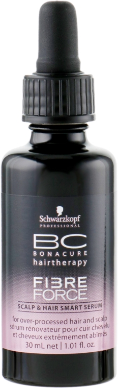 Зміцнювальна сироватка для шкіри голови і волосся - Schwarzkopf Professional BC Bonacure Fibre Force Scalp & Hair Smart Serum — фото N2