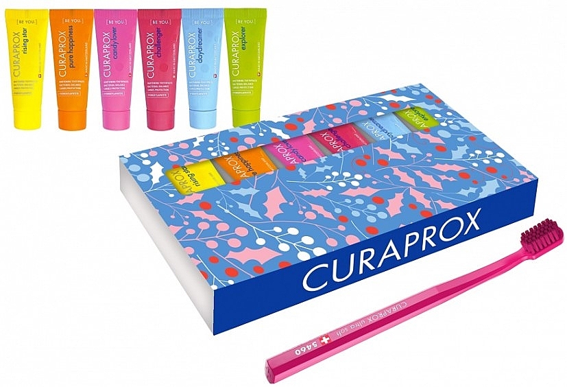 Набор - Curaprox Be You Combipack (toothpaste/6х10ml + toothbrush) — фото N1