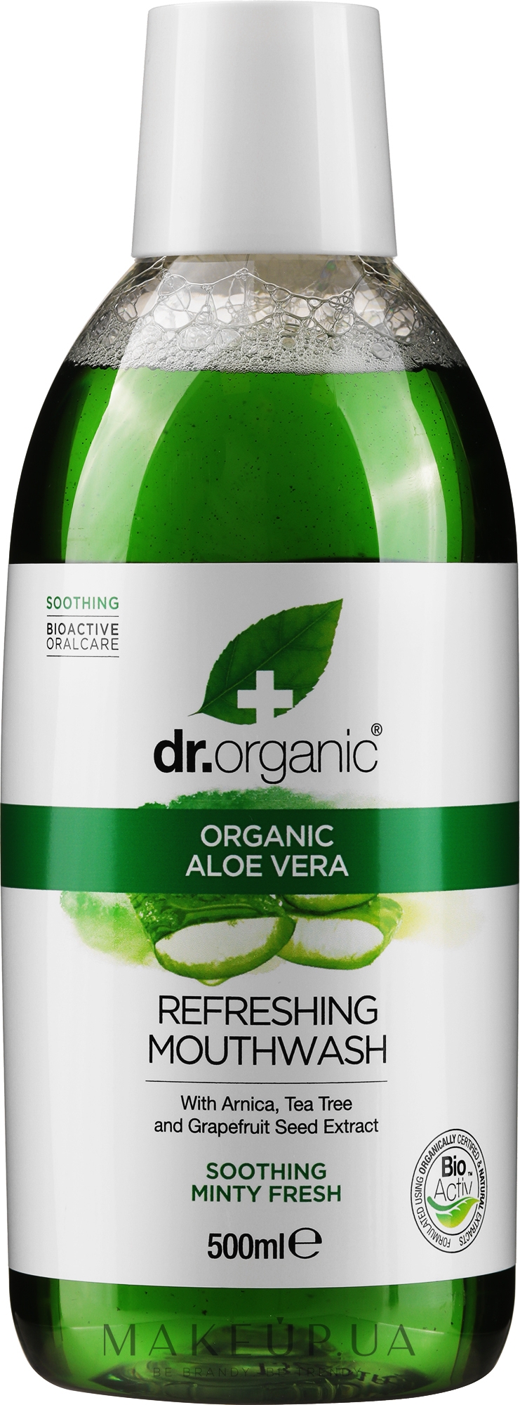 Ополаскиватель для полости рта - Dr.Organic Bioactive Oralcare Aloe Vera Mouthwash — фото 500ml