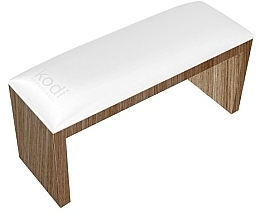 Підлокітник для манікюру на коричневих ніжках, White - Kodi Professional — фото N1