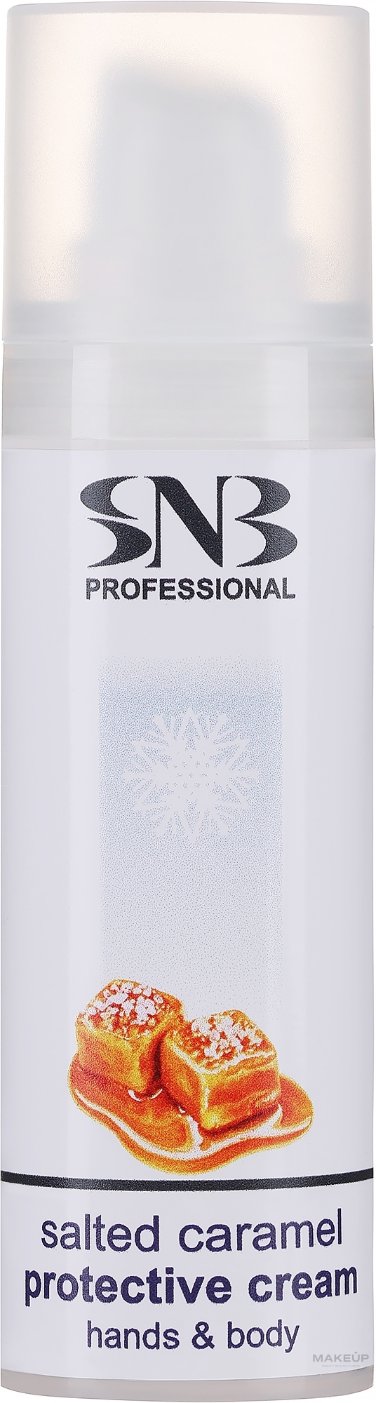 Защитный зимний крем для рук и тела "Соленая карамель" - SNB Professional — фото 30ml