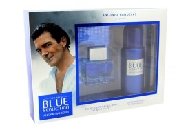 Парфумерія, косметика Antonio Banderas Blue Seduction - Набір (edt 50ml + deo 150ml)